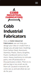 Mobile Screenshot of cobbfab.com